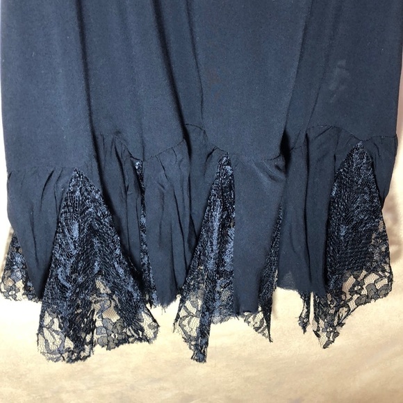 Free People Voile Godet Slip Black - Picture 11 of 12